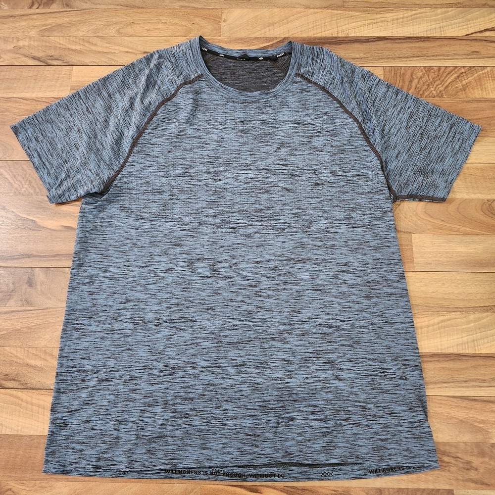 Rhone Mens Reign Shirt Mountain Blue Size XXL Stretch Athleisure